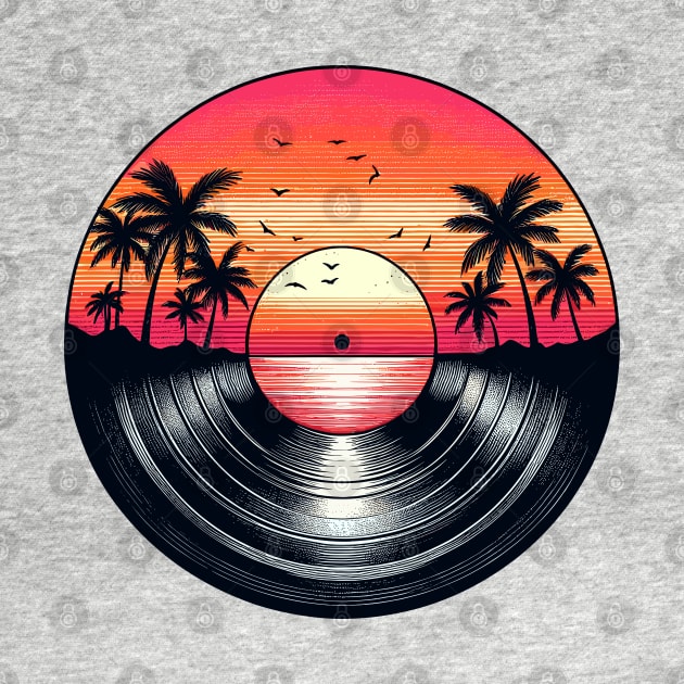 Yacht Rock Vinyl Record by DankFutura